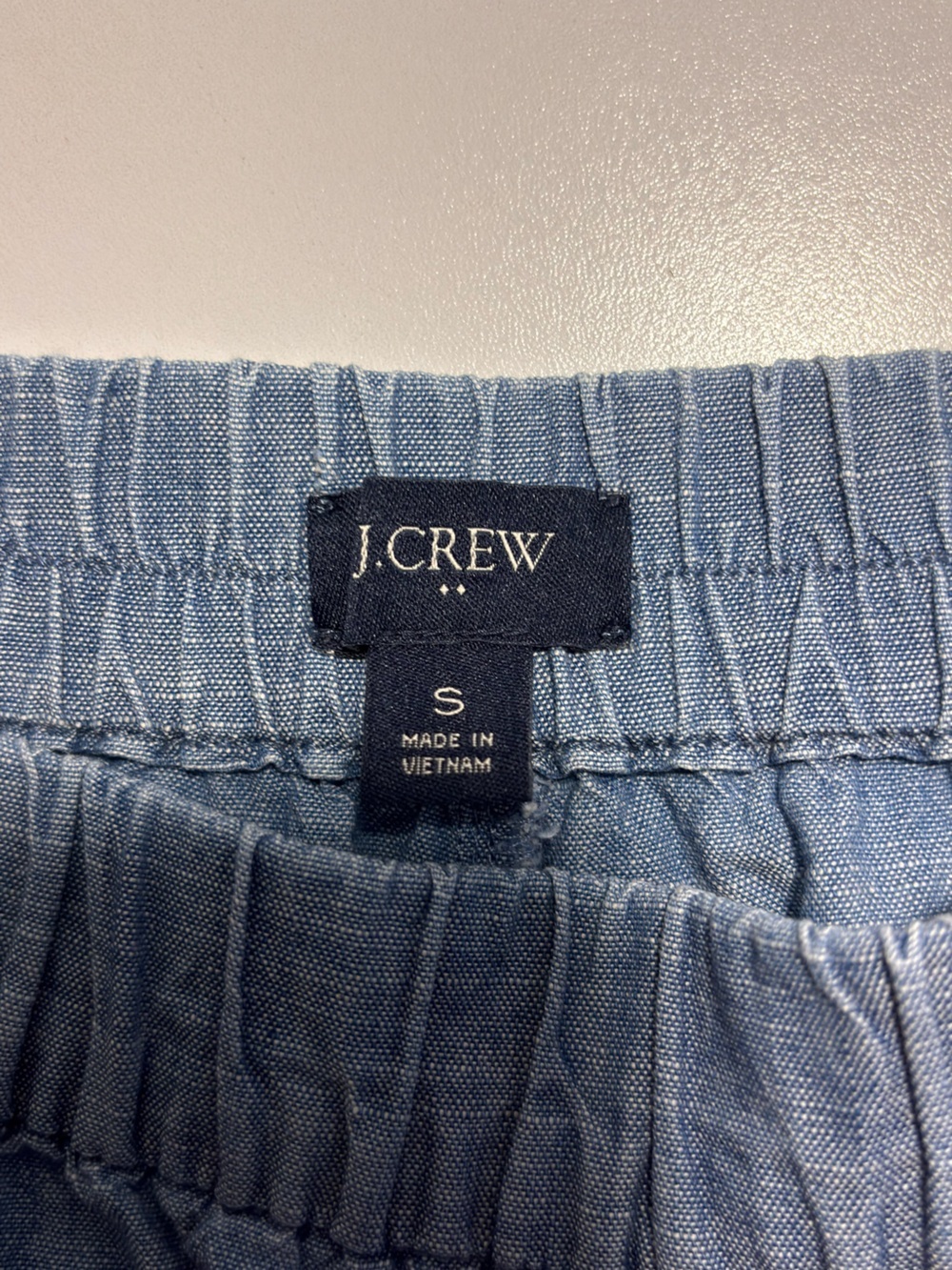 J. Crew 100% Cotton Elastic-Waist Patch Pocket Shorts - Picture 4 of 8